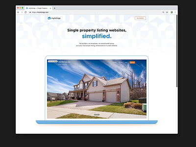 mylistings Landing Responsive Mockups css html landing page mockups product design real estate