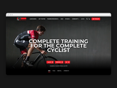 The Sufferfest Website + Ecommerce Shop action sports cycling cyclist ecommerce online shop shopify sports training web design