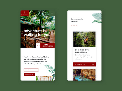 Jaguar Creek Ecotourism Mobile Design