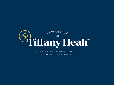 Tiffany Heah Law Firm Logo Design brand brand design brand identity branding design agency law law firm lawyer logo logodesign logos