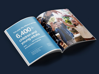 Alliance Annual Report Mockup brand branding charity crowdfunding donor foundation nonprofit nonprofits social