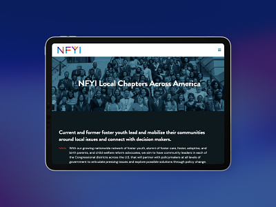 NFYI - Nonprofit Website Design branding colorful design agency nonprofit nonprofit design nonprofit web design web design web design agency