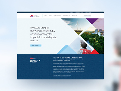 Impact Frontiers - Nonprofit Website Design design design agency nonprofit web design web design agency website development