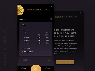 London Coin Mobile App