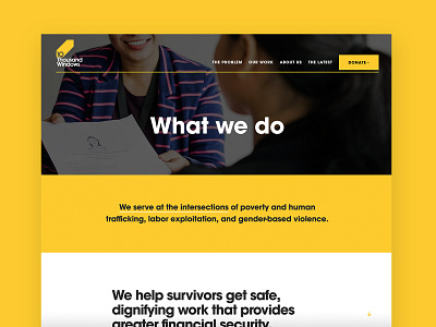 10Thousand Windows bold font colorful custom design dark design design agency minimal nonprofit nonprofits typography ui web design web design agency web developer web development website white whitespace yellow