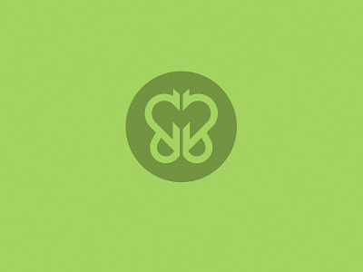 G Bug Love Logo badge green logo