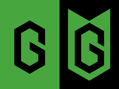 Logo Options g green hexagon logo mark tactical