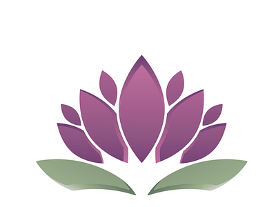 Lotus logo commission adobe illustrator design digitalart gradient logo logodesign vector