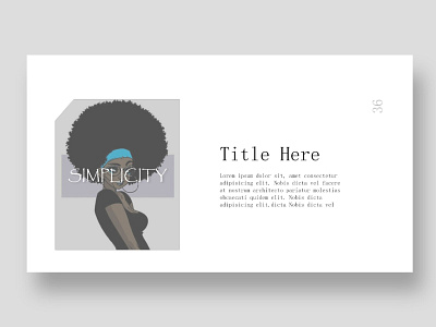 Simplicity app design flat illustration typography ui ux website