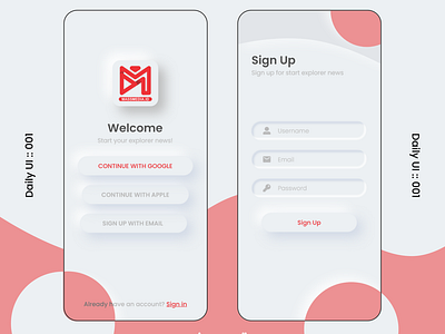 Daily UI #1 - Sign Up