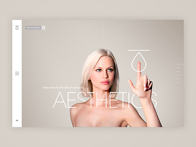 Teoxane #1 art direction beauty concept design ui uidesign uiux web webdesign website