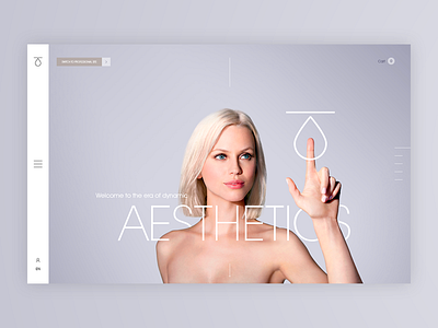 Teoxane #2 art direction beauty concept design ui uidesign uiux web webdesign website