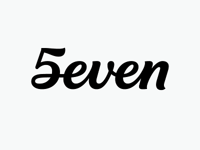 5even lettering letters logo logotype script type typography
