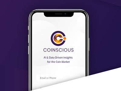 Coinscious branding - Cryptocurrency app branding agency business cyrpto cyrptocurrency graphic design logo tech company tech logo ui