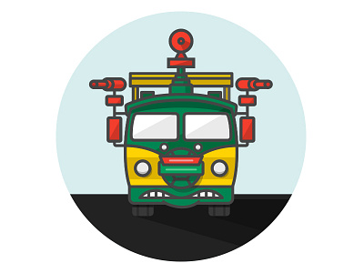 Party Wagon! car flat icon illustration mutant ninja party teenage truck turtles wagon