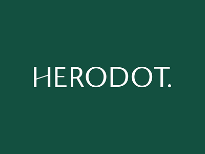 Herodot Logo Design, Branding, Visual Identity