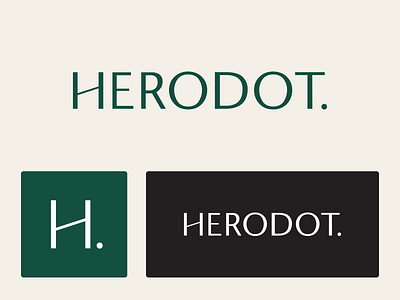 Herodot Logo Design, Branding, Visual Identity