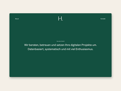 Herodot Website design landing page home page ui classic corporate design design green homepage landing page marketing minimal minimalist product ui uiux user interface web page website website design