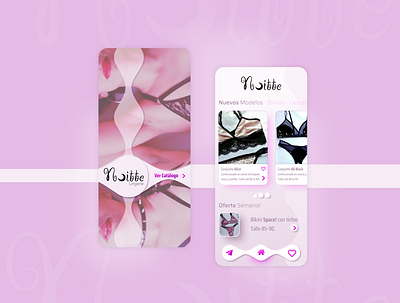 Noitte Lingerie App concept app concept neumorphism ui ux