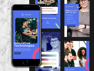 Modern Business Instagram Story Templates