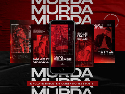 Murda - Urban Social Media Templates