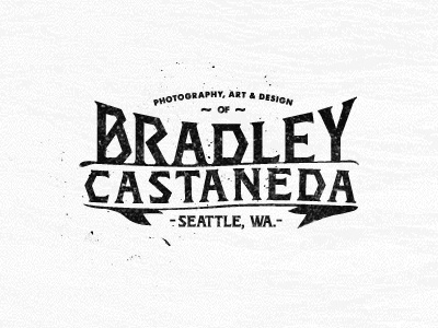 Branding of Bradley branding logo ribbon sea
