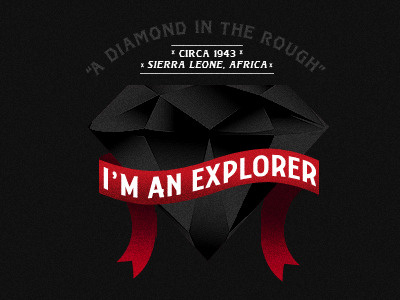 "A Diamond Explorer" africa diamond explorer ribbon