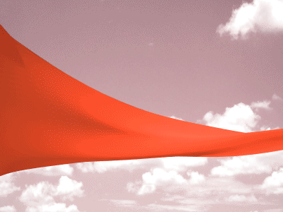 Flag 3d a c4d day flag sky vray windy