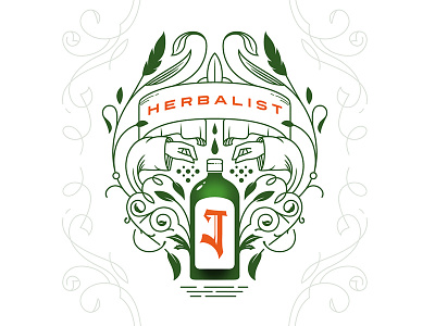 "Herbalist" for Jagermeister illustration jagermeister ornaments