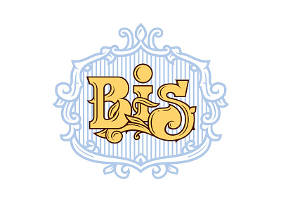 Bis Logotype lettering logo logotype ornaments typography