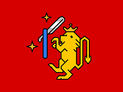 Sweden Royal Razorblades illustration logo minimal