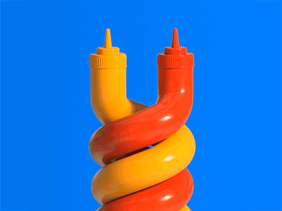 Infinite Sauce 3d animation art c4d fastfood food illustration ketchup video