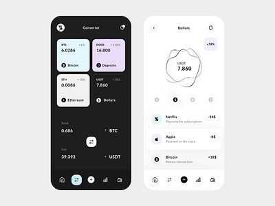 Mobile crypto wallet"Walle"