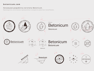 betonicum.com branding design graphic design logo typography vector website