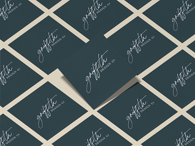 Griffith Design Co design logo logotype script