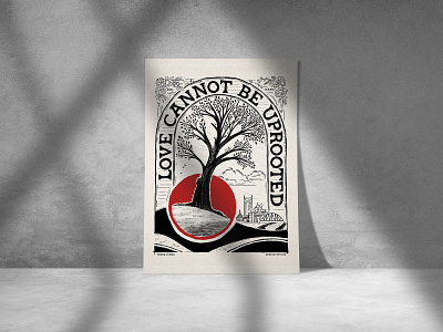 Nashville Tornado Relief Benefit Poster benefit design graphic design illustration love nashville poster print tornado tree
