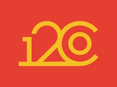 12Co Logo branding design logo logo design logotype mark minimal nashville numbers red simple vector yellow