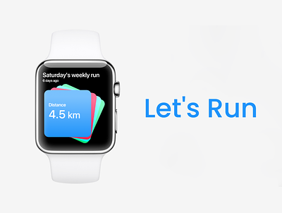 Let's Run adobexd app apple cool fitness fitness app interface run running app ui