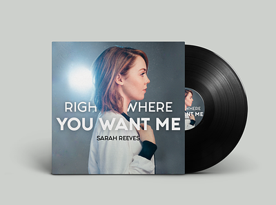 Right Where You Want Me - Album Cover Redesign II album cover music photoshop