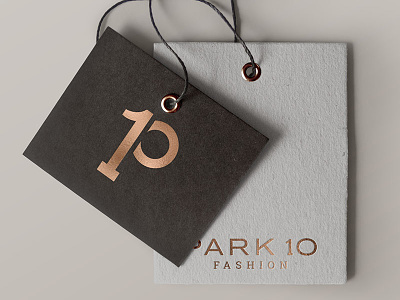 Park 10 Fashion Logo Design beauty clothig fashion high end logo rose gold