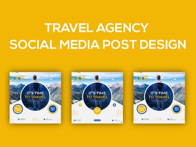 Travel Social Media Banner Post Template adventur airplane booking discount instagram promotion social media banner social media design socialmediapost ticket offer tourism travel travel agency traveling vacation world travel