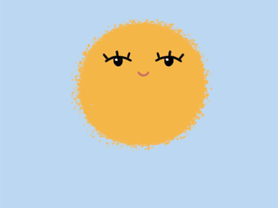 Cute Lil' Sun cute illustration just for fun sun