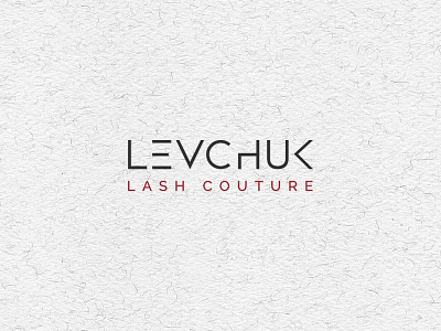 Minimal logo design for LEVCHUK