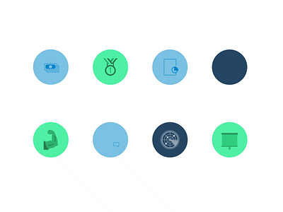 INV - Animated Icons (Circle Set) animation branding clean design flat graphic design icon illustration minimal vector