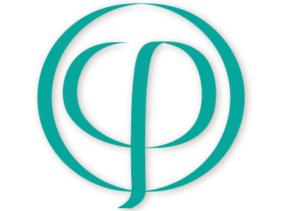 Logo for Fibonacci Design Lab illustrator logo phi