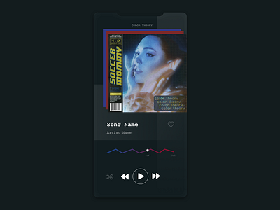 Daily UI Day 9: Music Player album album art album cover album cover design android app app design apple dailyui day009 mobile music music app music player music player app music player ui musician ui