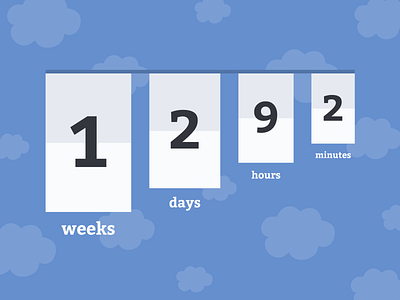 Daily UI Day 14: Countdown