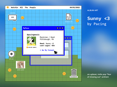 Cover Art for Single "Sunny <3" by Pacing