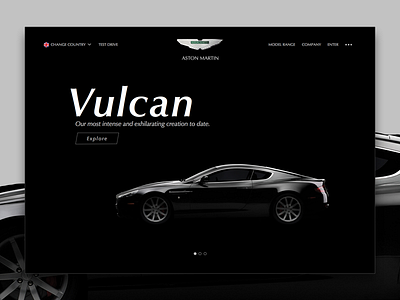 Car website concept