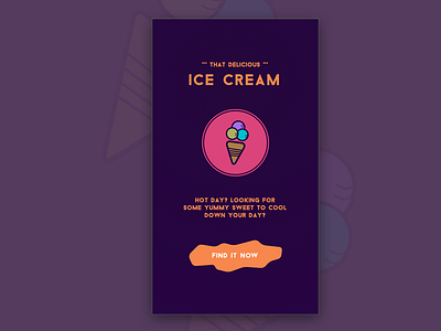 Ice Cream app